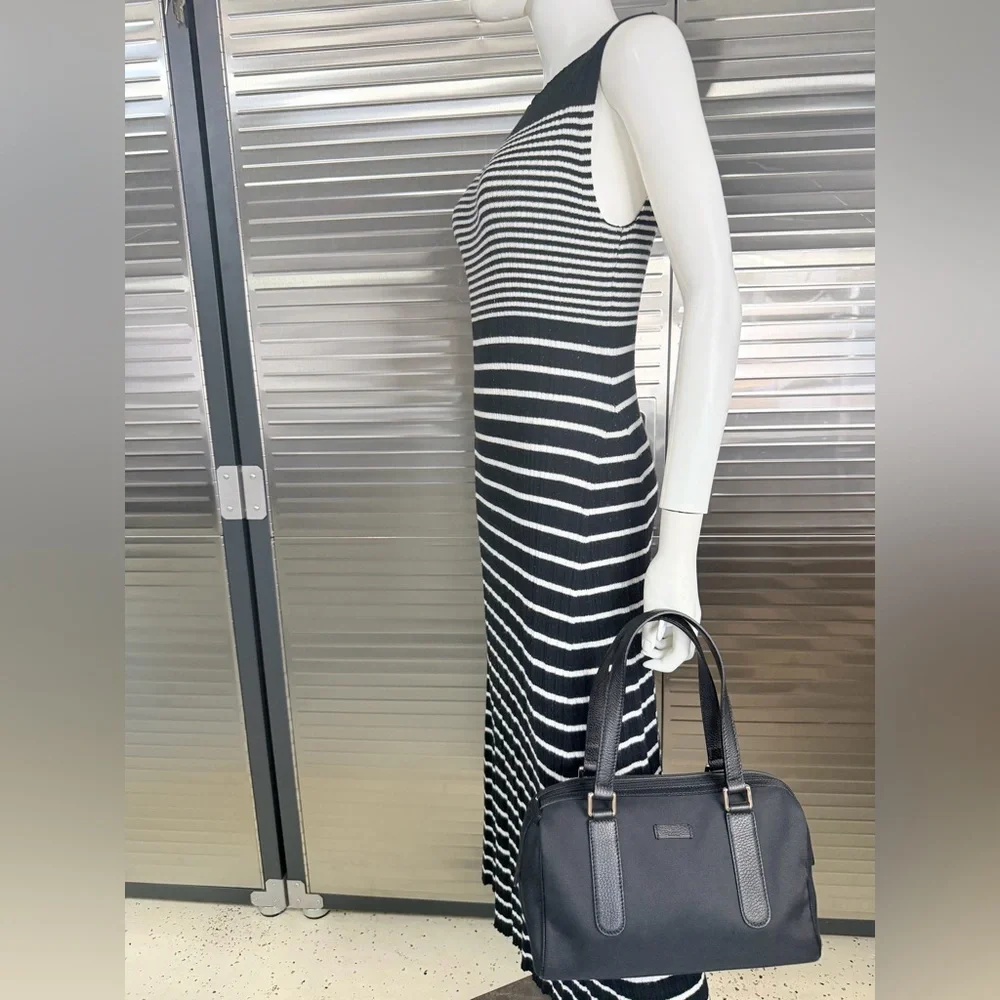 Gucci Black Canvas Top Handle Boston Bag - Picture 13 of 13